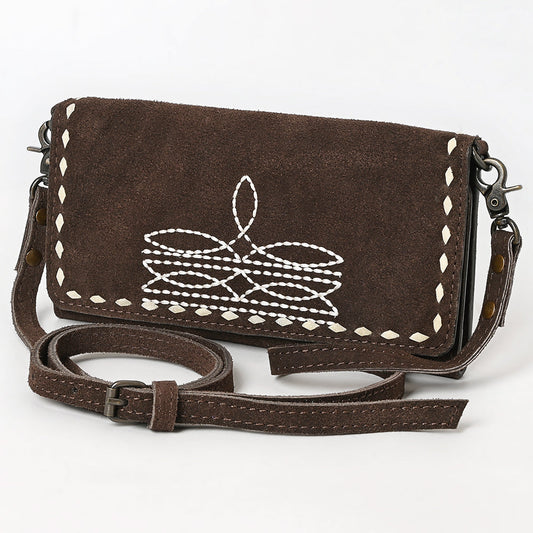AMERICAN DARLING GENUINE SUEDE WALLET BAG